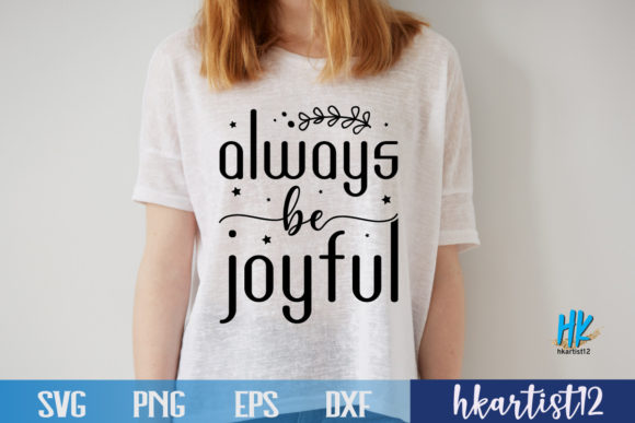 Always Be Joyful SVG