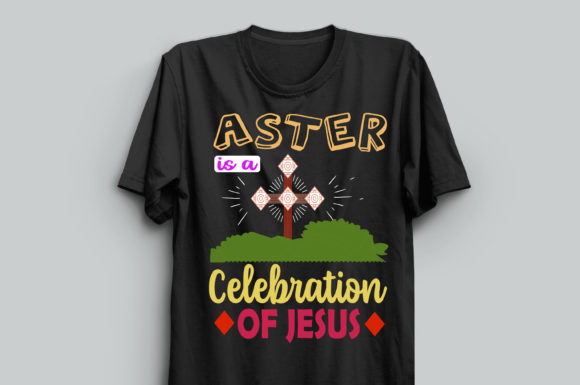 Aster is a Celebration of Jesus Easter Graphics & Print Templates