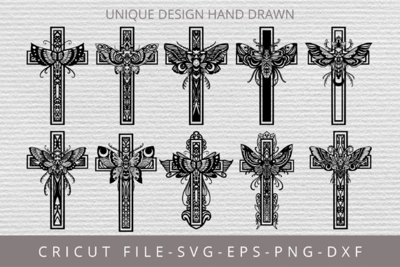 Fancy Cross SVG, Christian Cross SVG