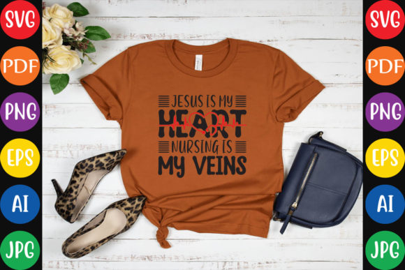 Jesus is My Heart Nursing is My Veins Graphics & Crafts Review