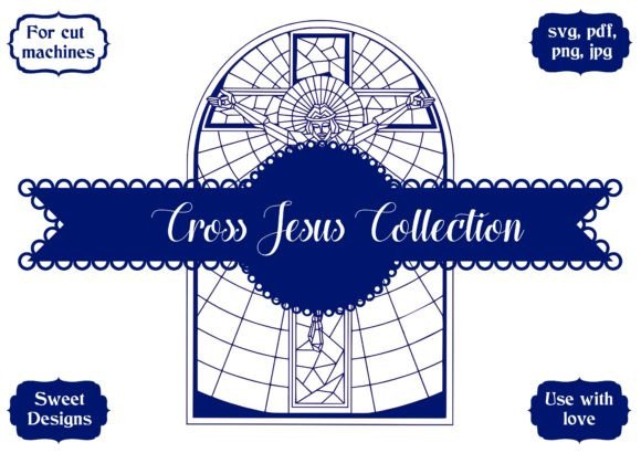 Jesus on the Cross Box Model 01: Graphics and Crafts for Local Branding